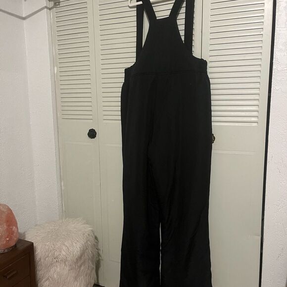 SLALOM Women's Black Full Length Jumpsuit with Adjustable Straps size XXL - Picture 2 of 7